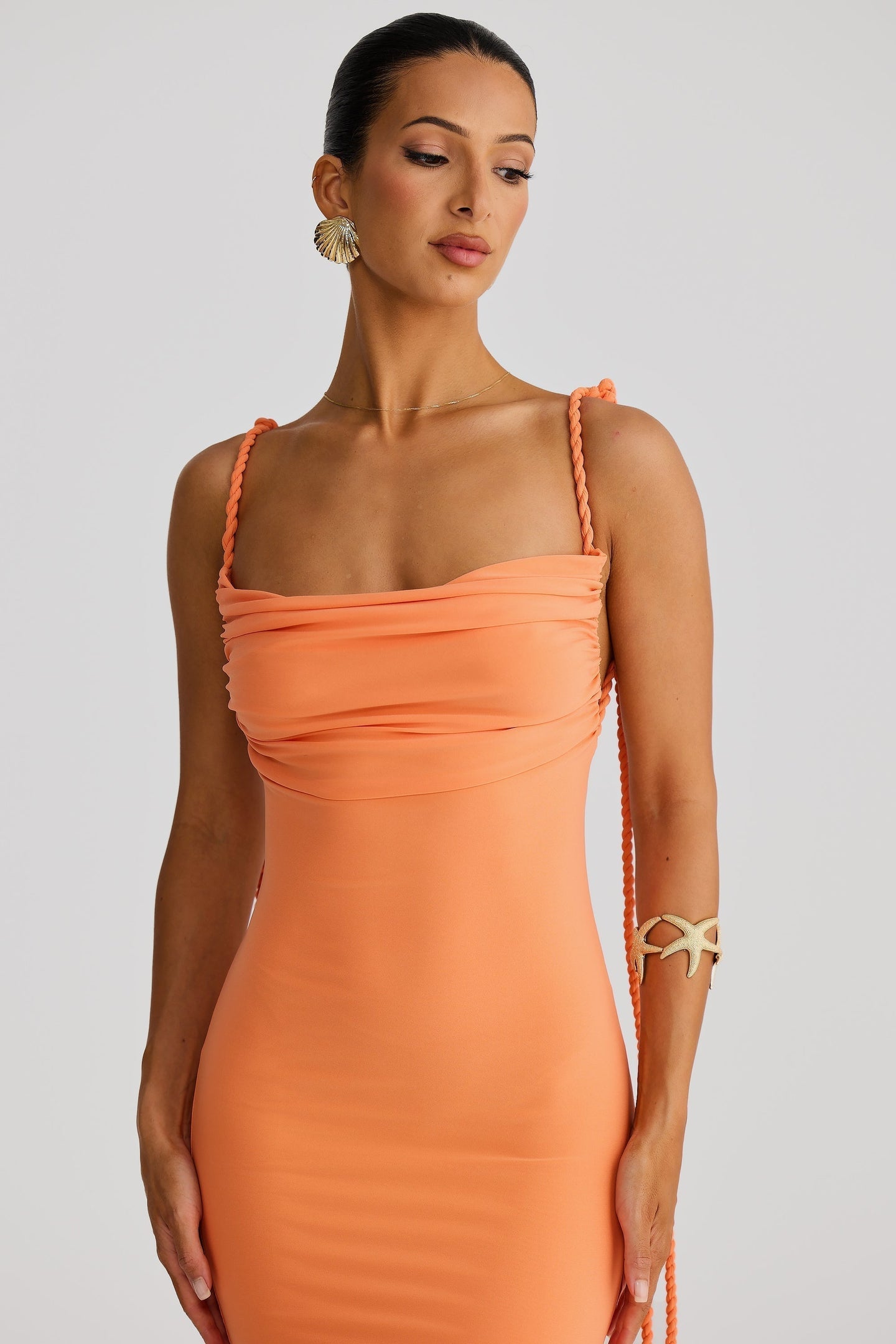 Amora Gown - Papaya