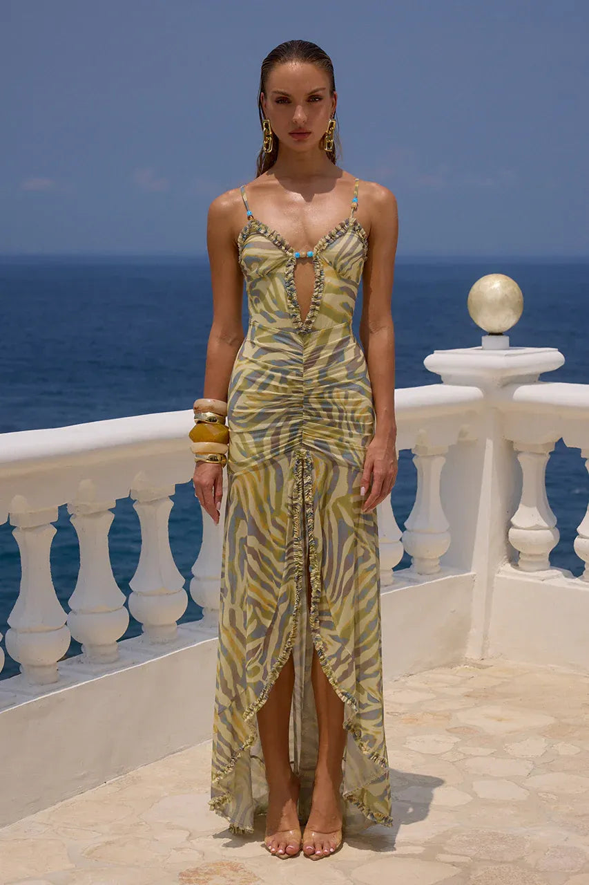 Kiata Maxi Dress - Sivella Print