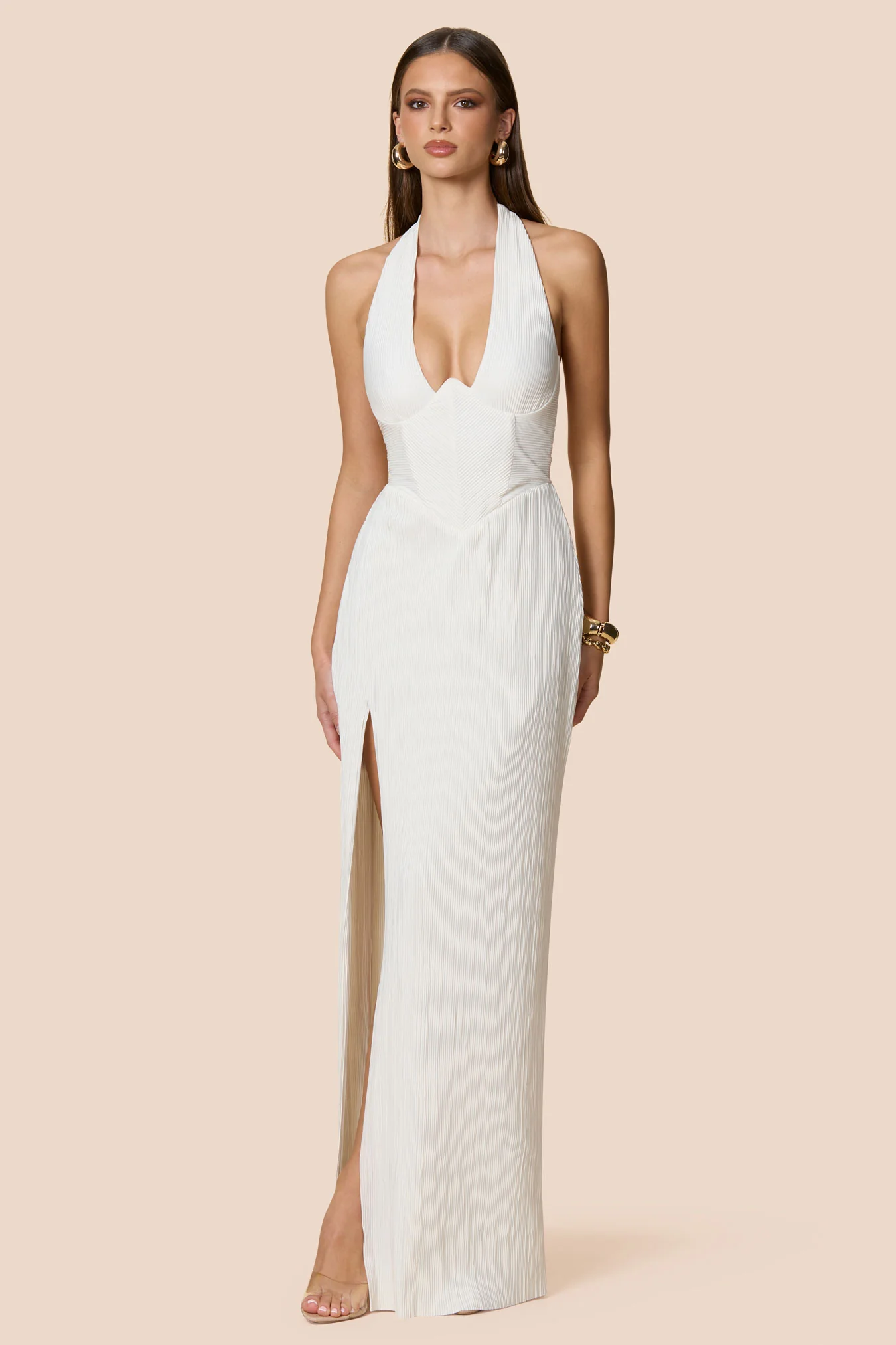 Nookie Belleza Gown - White