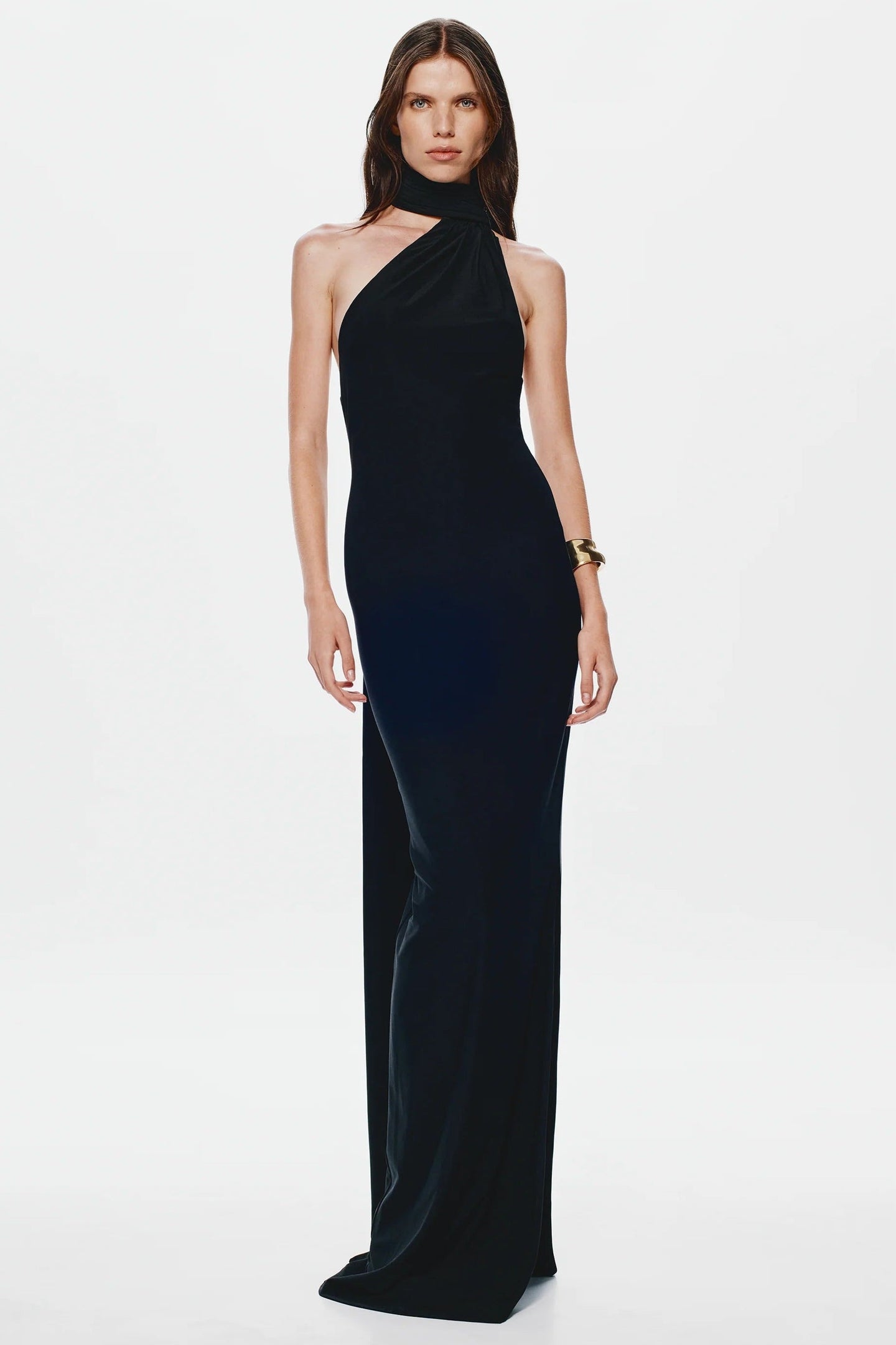 Misha Nicolette Jersey Maxi Dress - Black